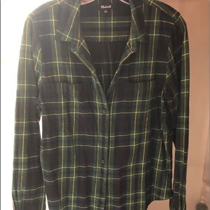 Madewell flannel shirt size large